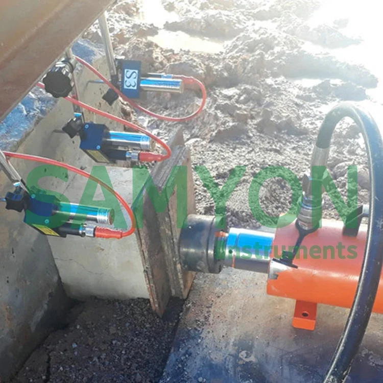 SAMYON 0.01%FS Resolution Test Pile Capacity SLPT WIFI Automatic Static Loading Pile Tester