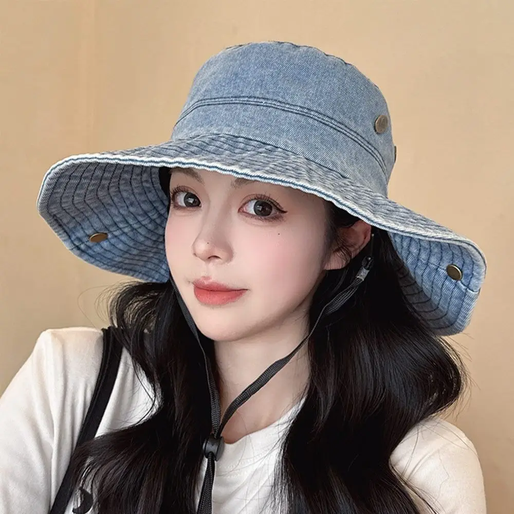 Cappello da pescatore estivo da cowboy occidentale Cappello da sole anti-UV a tesa larga Protezione solare traspirante Cappellini da alpinismo Escursione in campeggio