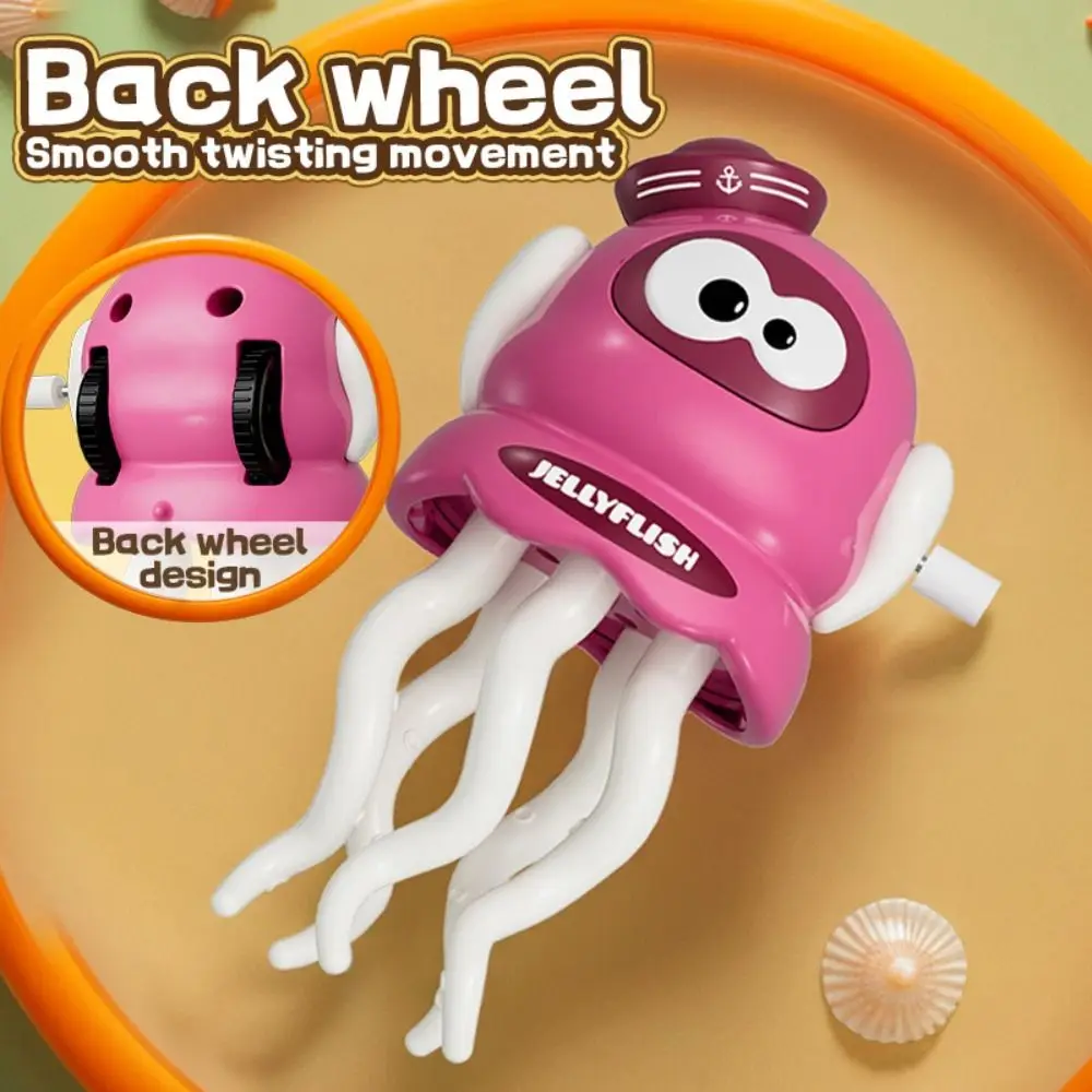 Plástico relógio dança polvo brinquedo simulação balançando rastejando interativo polvo brinquedo interativo artesanato decoração