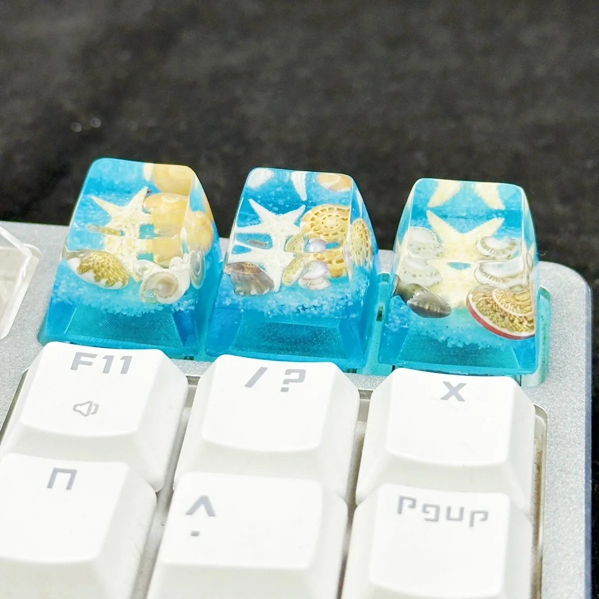 

1Pcs Conch Keycap Unique Mechanical Keyboard Keycaps SA R1 Profile Cross Axis Key Caps Decoration Gaming Accessories
