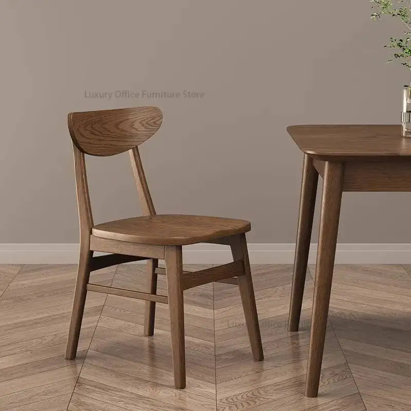 

Nordic Modern Café Chairs Solid Wood Restaurant Vintage Creativity Café Chairs Ergonomics Design Café Furniture Esstisch FYCC