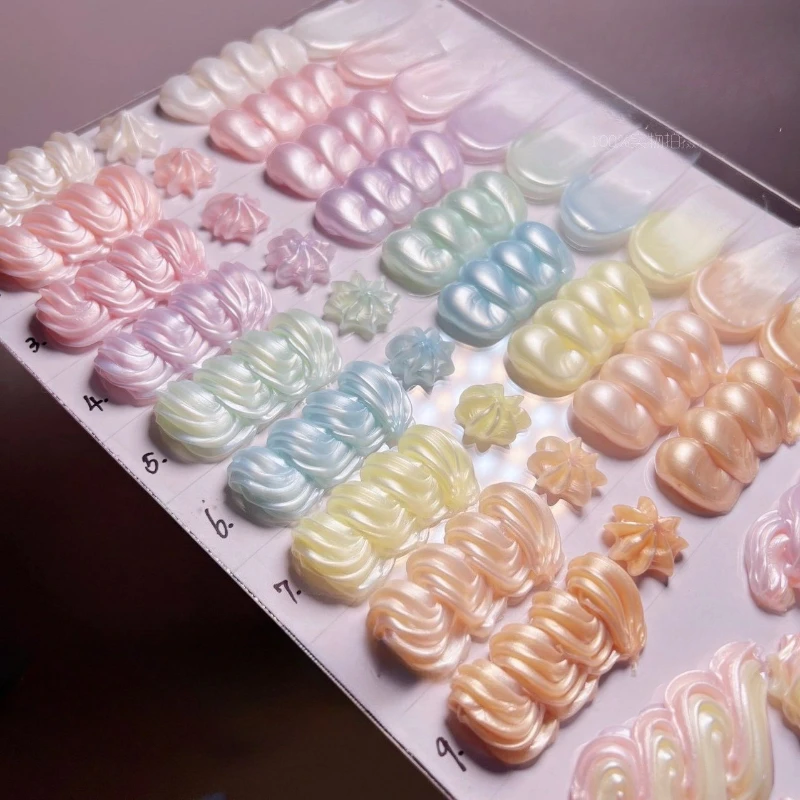 

9-color 70g Macaron Dreamy Pearl Crystal Cream Glue Handmade DIY Phone Case Hair Clip Jewelry and Accessory Materials