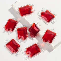5pcs 33x58mm Halloween Gothic 3D Blood Bag Acrylic Charms Pendant for DIY Jewelry Making Keychain Earring Accessories Wholesale
