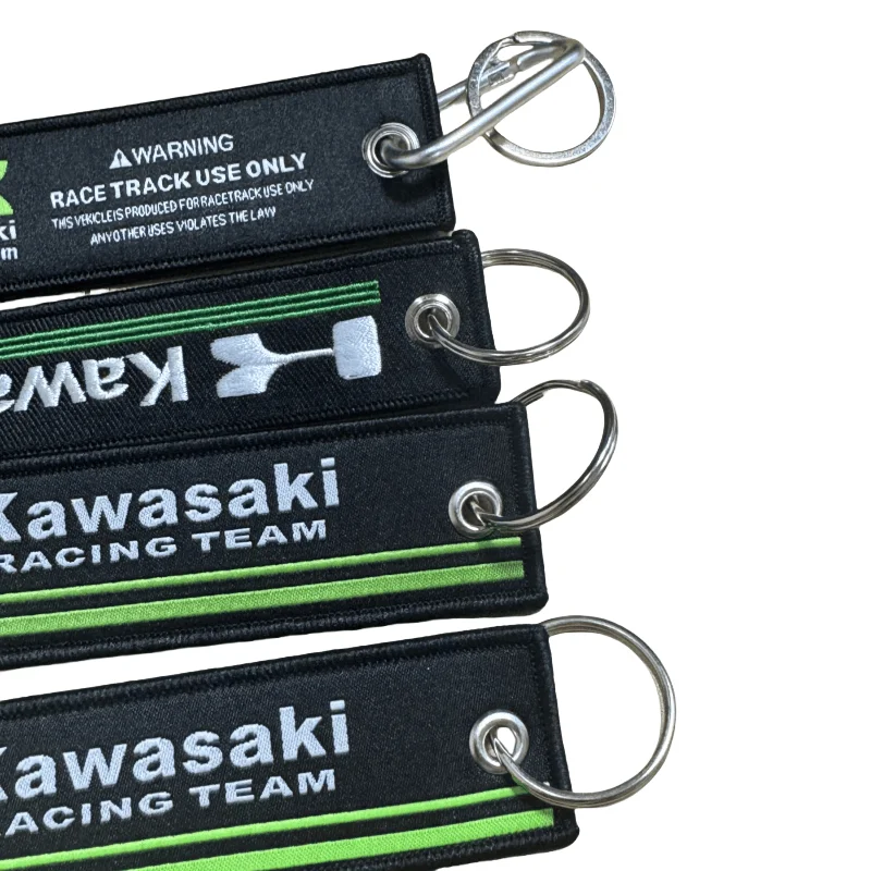 マビックカーのキーホルダー Suitable for Kawasaki motorcycle key pendant, textile embroidery