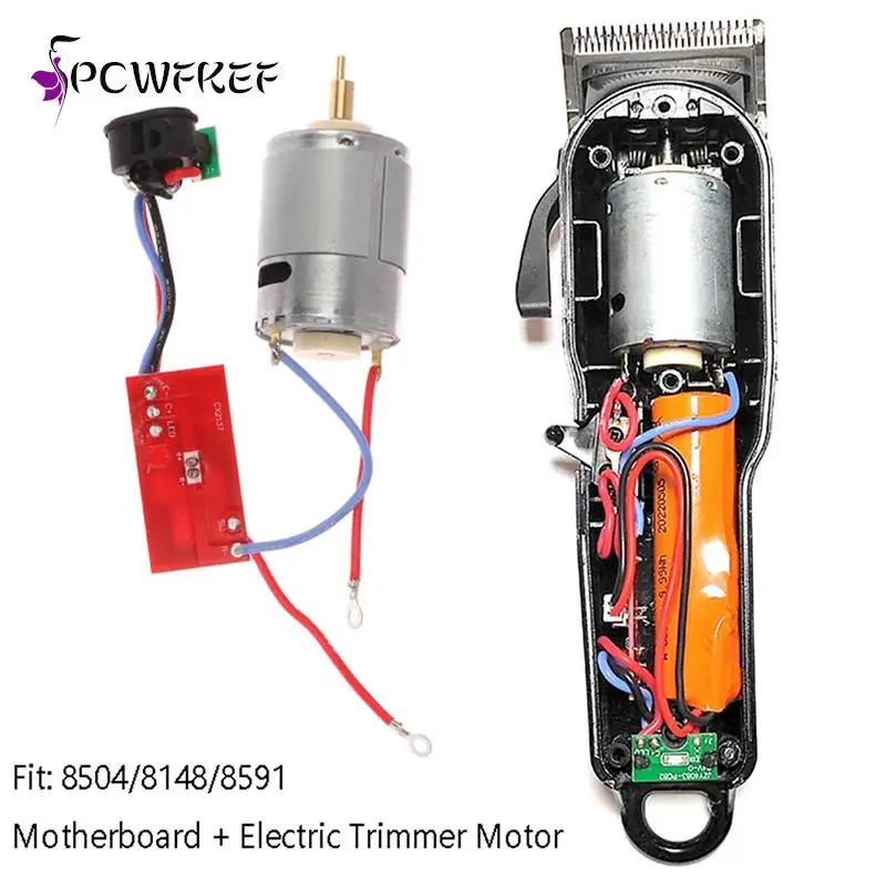 

Сменный двигатель для машинки для стрижки волос 6500/7200 об/мин, совместимый с электрическими машинками для стрижки 8504/8148/8591, обновленная ремонтная деталь двигателя