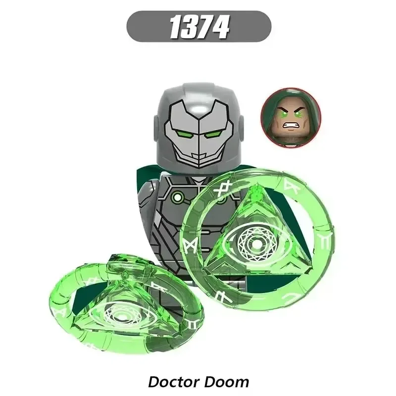 BEAST KINGDOM Spider-Man Iron Man Captain America Loki Bricks Cartoon Character building block Birthday Present XH1393 XH1387 view 5