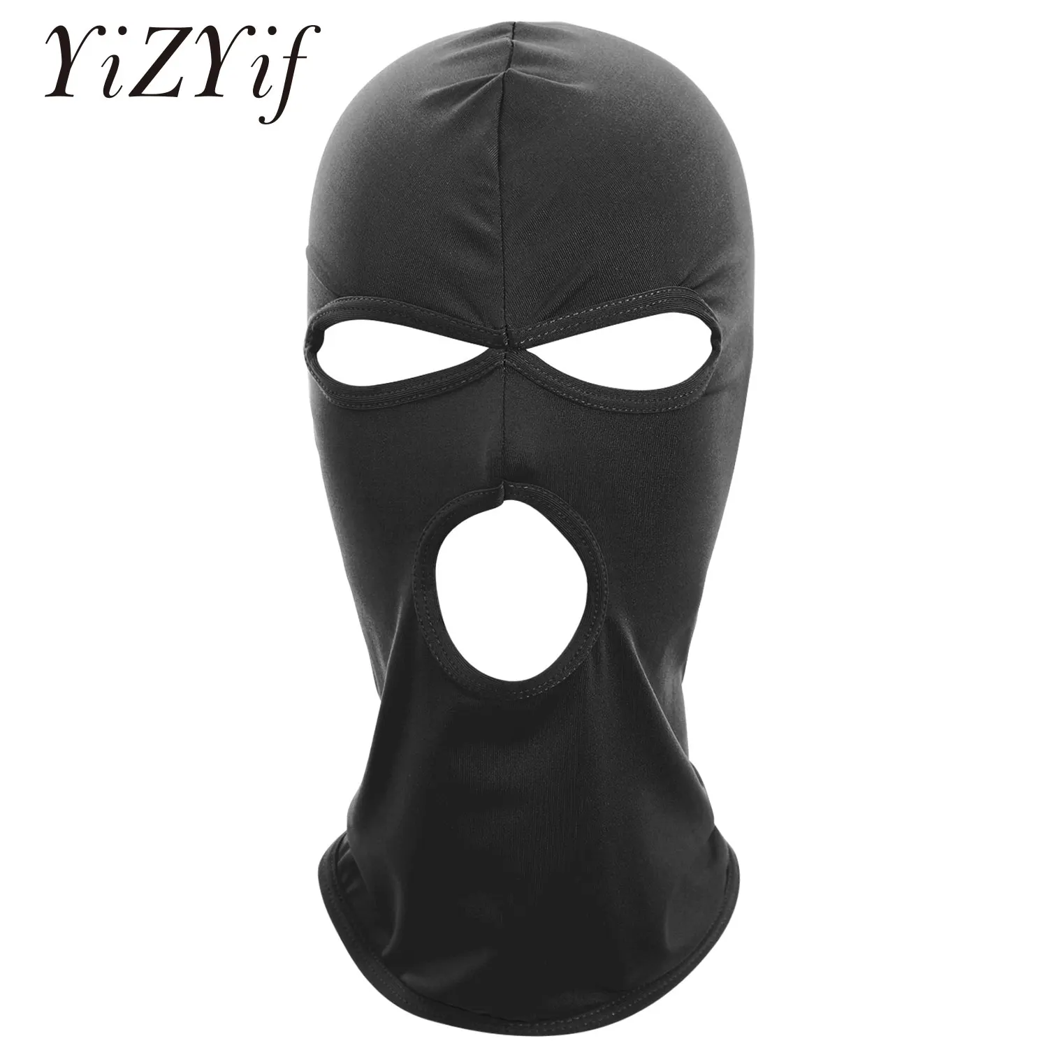 Cycling Motorcycle Face Mask 3 Hole Breathable Headgear Riding Mask Windproof Sunscreen Dustproof Sun Ultra UV Protection Mask