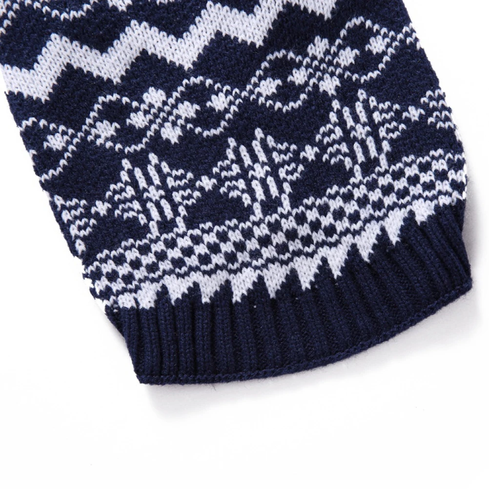 

Pet Dog Sweater Outfits for Large Dogs Sweaters Holiday Clothing Warm Clothes Knitted Turtleneck