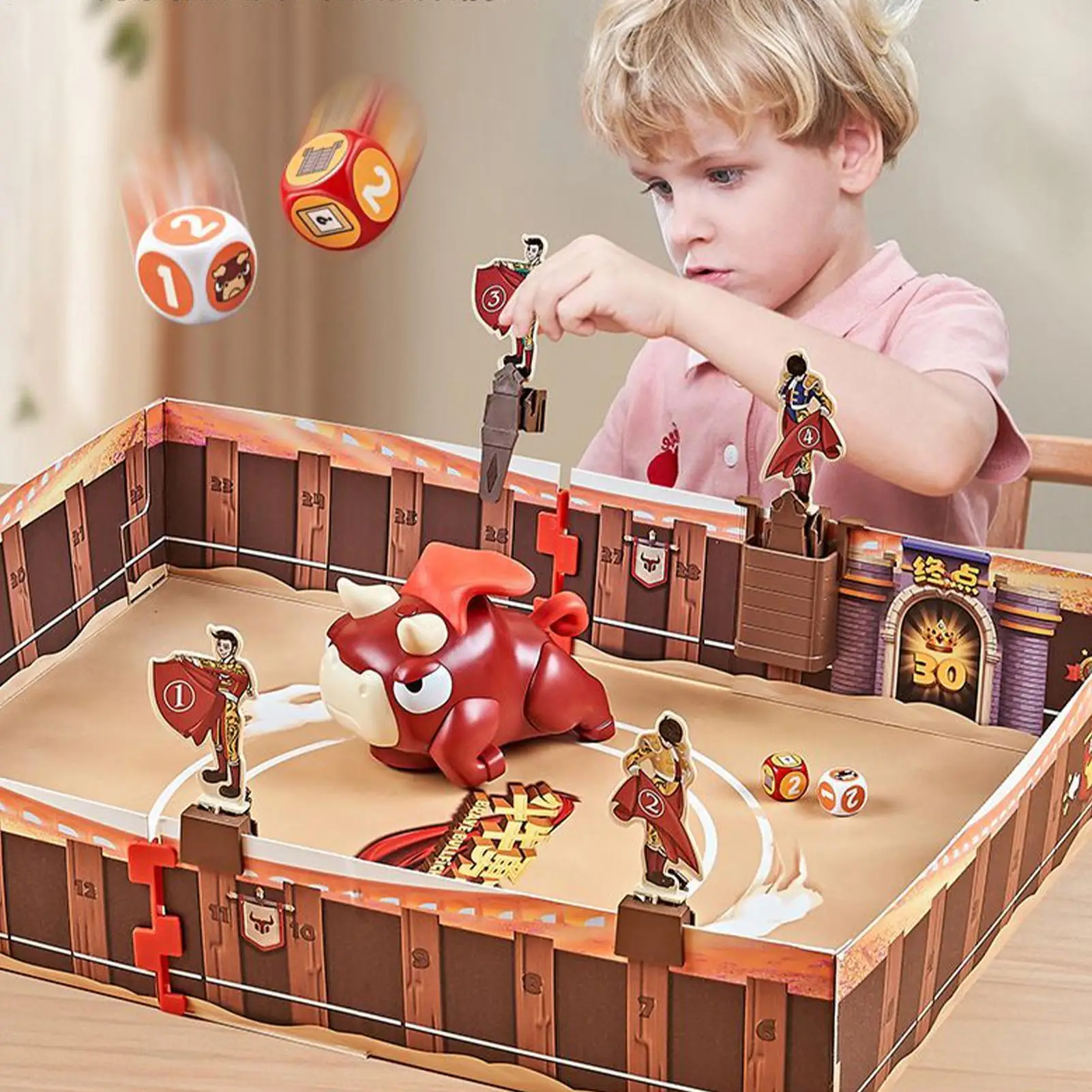 

Board Games For Family Night Bullfighting Family Game Fun Interactive Toy For Kids Ages 3-12 Development Travel Entertainment