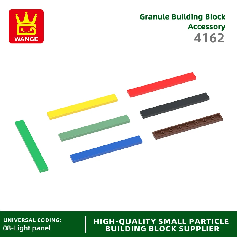 

20Pcs/lot 4162 Flat Tile 1x8 Light Panel Block Moc Color Accessories Compatible with Brick DIY Children's Toy Assembly Parts