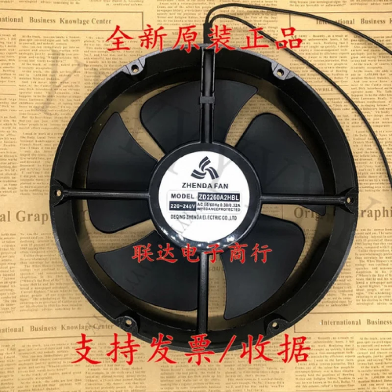 

Y+ZHENDA ВЕНТИЛЯТОР ZD2260A2HBL AC220V-240V 0.38-0.32A Круглый охлаждающий вентилятор