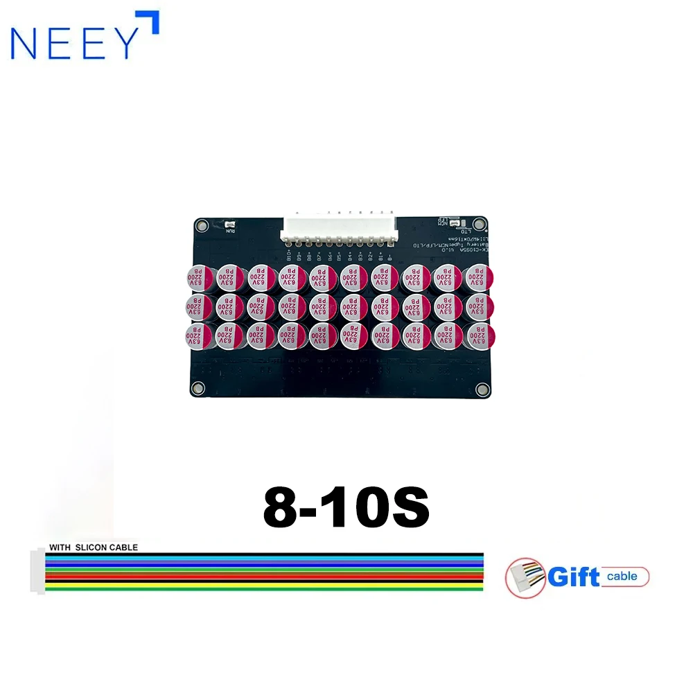 NEEY Active Equalizer Balancer 5A 8-10S Lifepo4/LTO/Lipo Battery Energy Capacitor 8-10S NCM LFP LTO