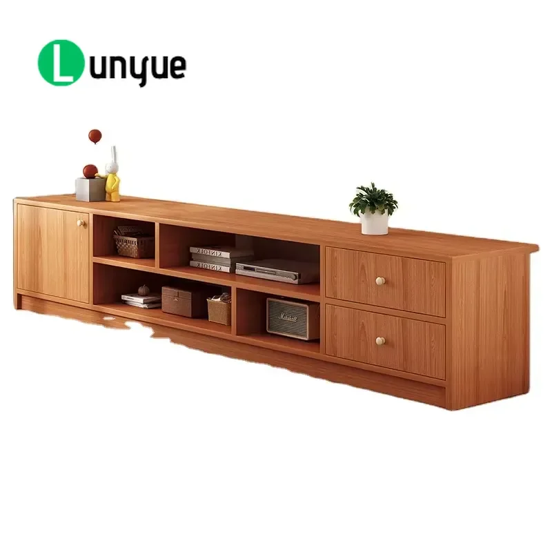 Modern Luxury TV Cabinet for Living Room Large Capacity Storage Floor Stand Latest Design Furniture Home Entertainment Center