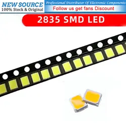 100pcs High Brightness SMD LED 2835 1W 0.5W 0.2W White 3V 6V 9V 18V 36V 150MA/100MA/30MA/60MA/80MA 6000-6500K High Power Light