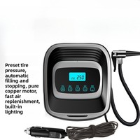 Car Air Pump 12v Portable Multifunctional Car Tire Electric Air Pump Car Pump Compact Portable All Copper Motor