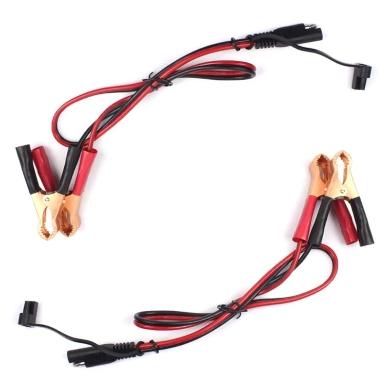SAE Extension Cable 16 AWG Wire Harness Sae to Battery Clip12V #2
