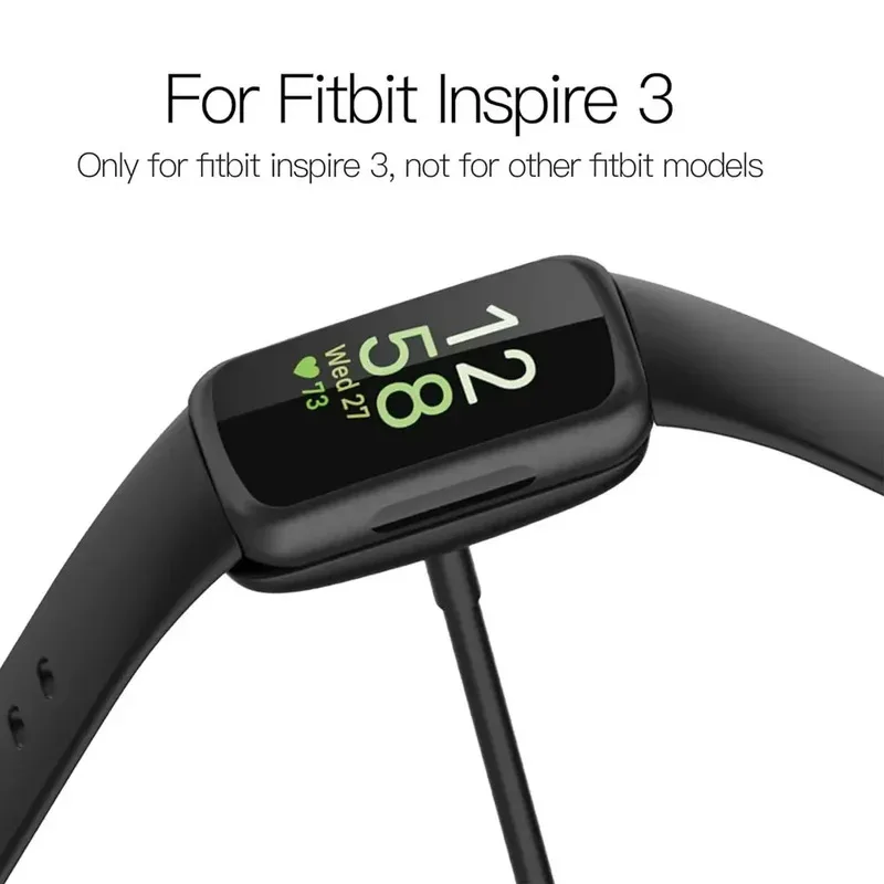 Caricabatterie da 1 m per cavo di ricarica USB Fitbit Inspire 3 per cavo di ricarica Fitbit Inspire 3 Accessori per smartwatch