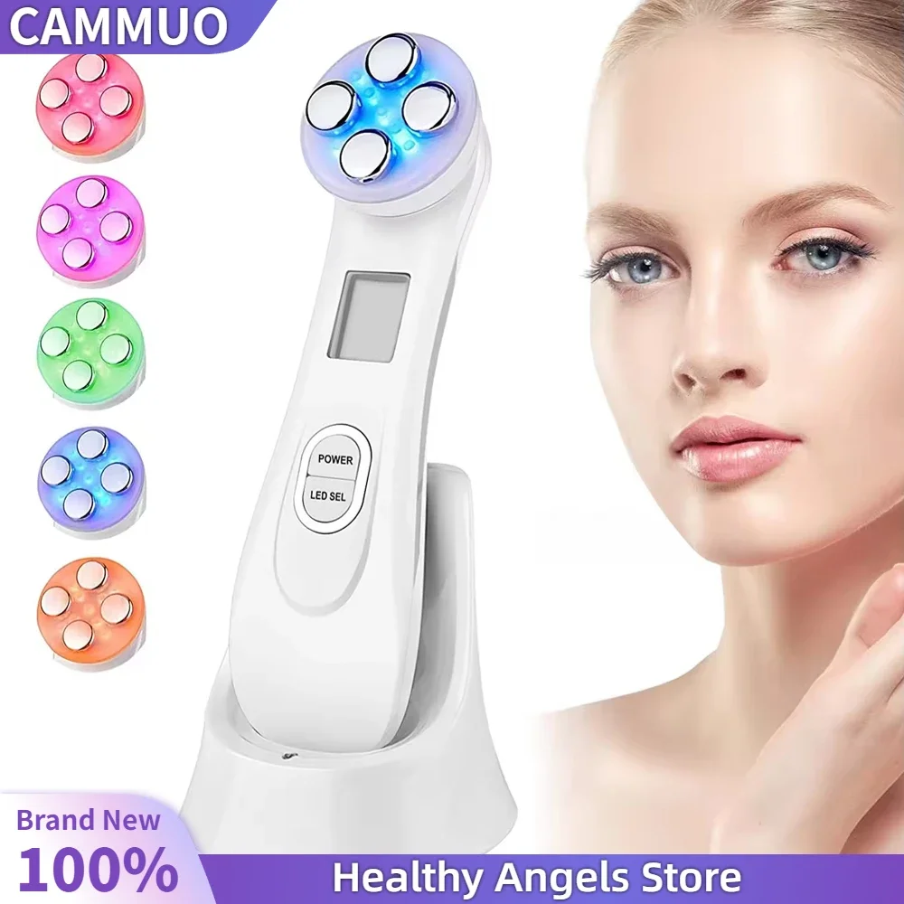 Electroporation Rf วิทยุความถี่ Led Face Lifting อุปกรณ์ Microcurrent Skin Beauty Care Facial Firming Massager Anti Aging