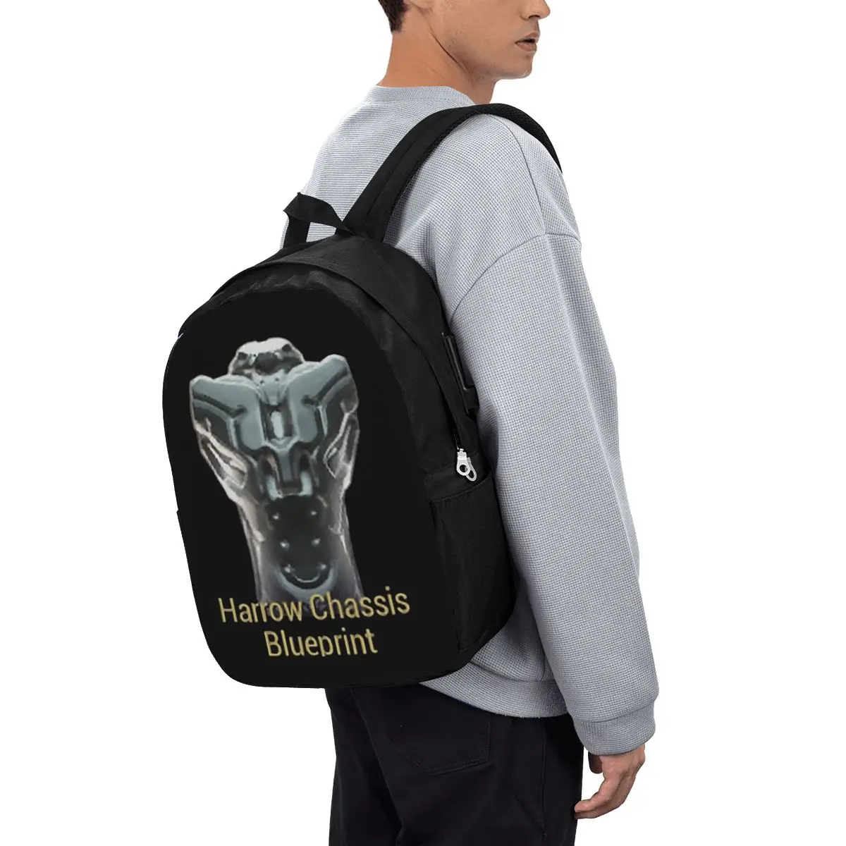 

Harrow Chassis Blueprint Warframe Tennoc Backpack Travel Notebook Bag Computer College Student School Bag Laptop Shoulder Bags