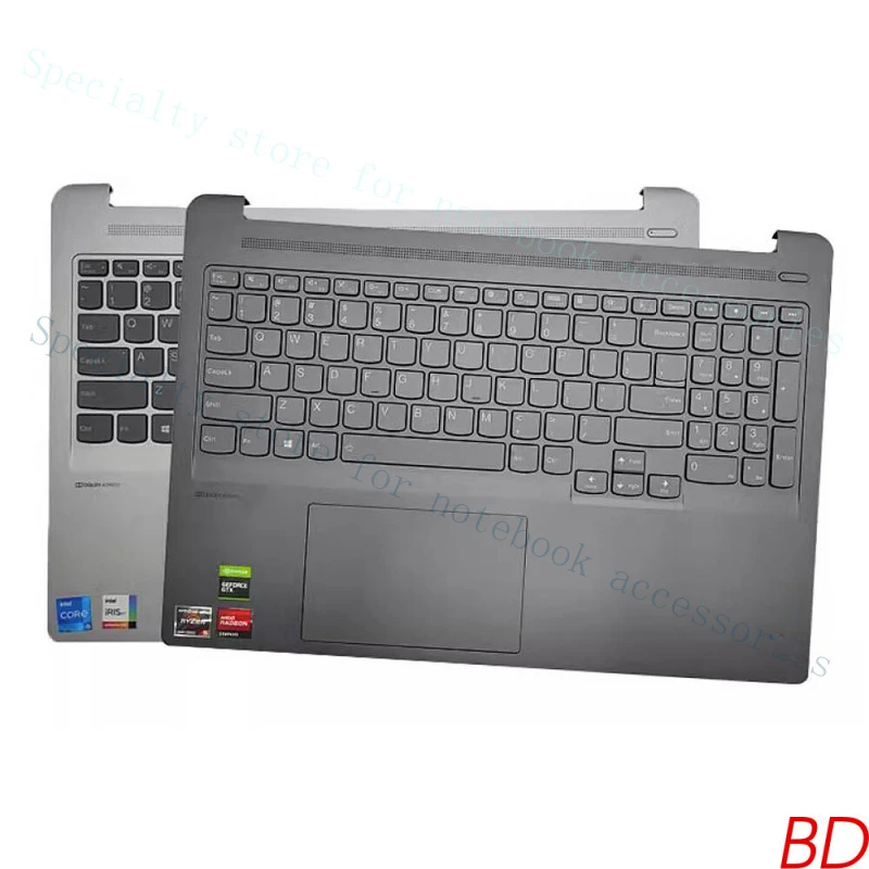 

A+ для Lenovo Pro-16 Pro 16IHU Pro 16ACH 2021: Корпус с подставкой для рук, клавиатурой и тачпадом