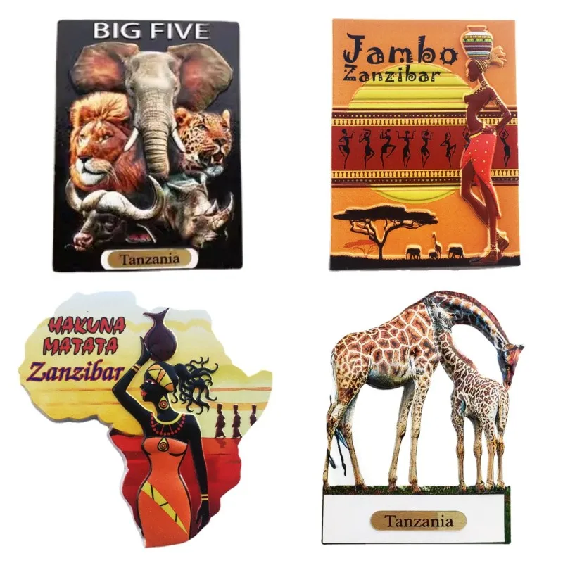 

Tanzania Fridge Stickers Africa Travelling Souvenirs Zanzibar Fridge Magnets Home Decor Message Board Magnetic Stickers Gifts