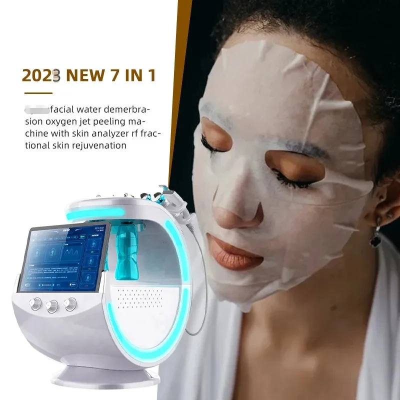 

7 in 1 Smart Ice Blue Plus Professional Hydra facial Machine Electric Bubble Machine 2nd Generation hydrodermabrasion Salon Care