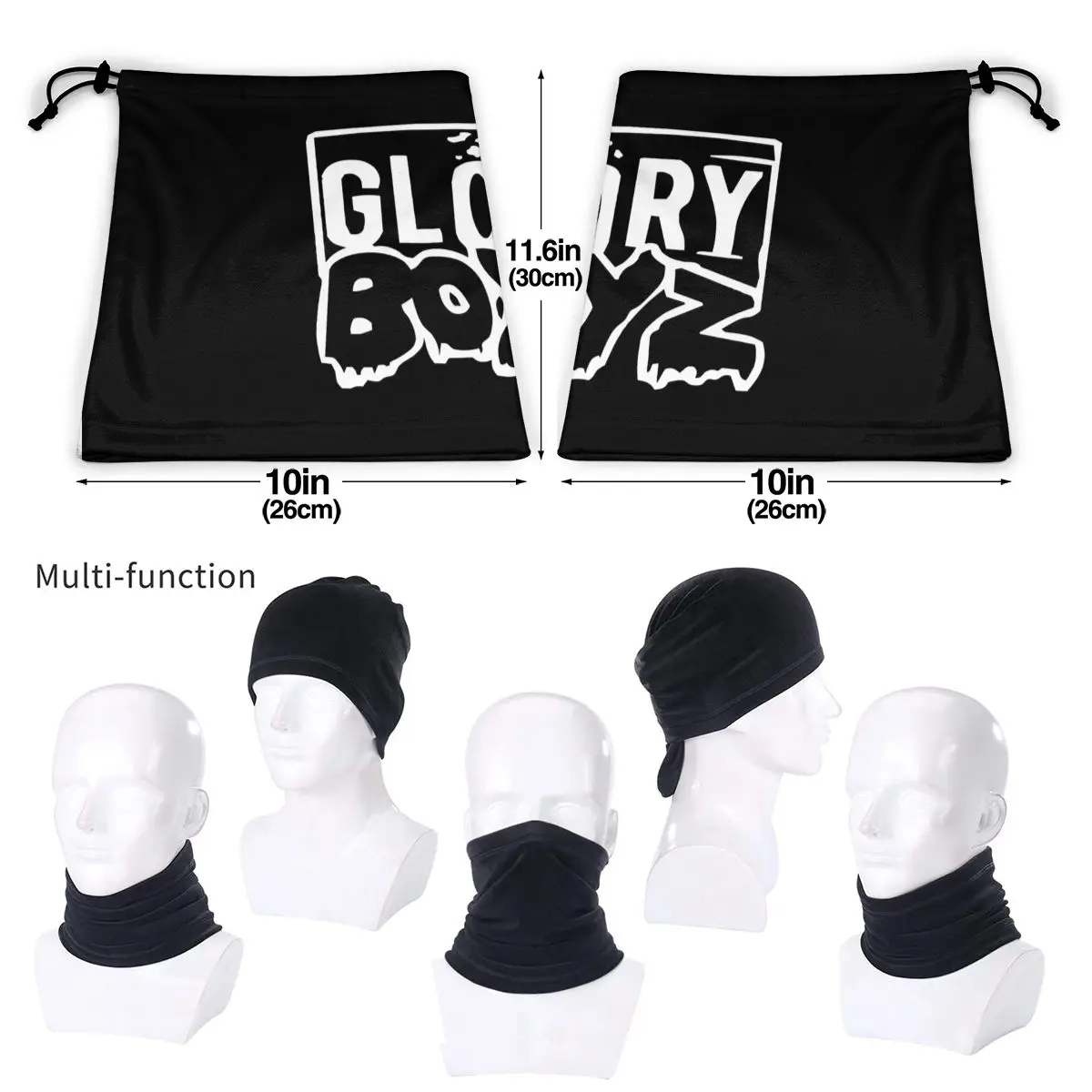 Glory Boyz Gbe Chief Keef Glo Gang Rap Chicago Drill Microfiber Neck Gaiter Bandana Scarf Magic Scarf