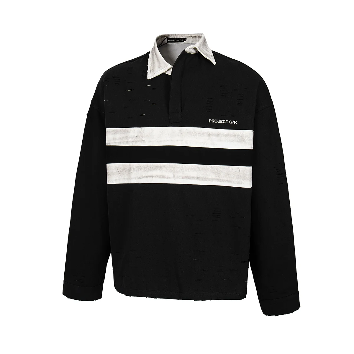 

Project Модная брендовая мужская и женская футболка Long Sve irt Vintage Wreed Sle High Street свободного кроя Топ