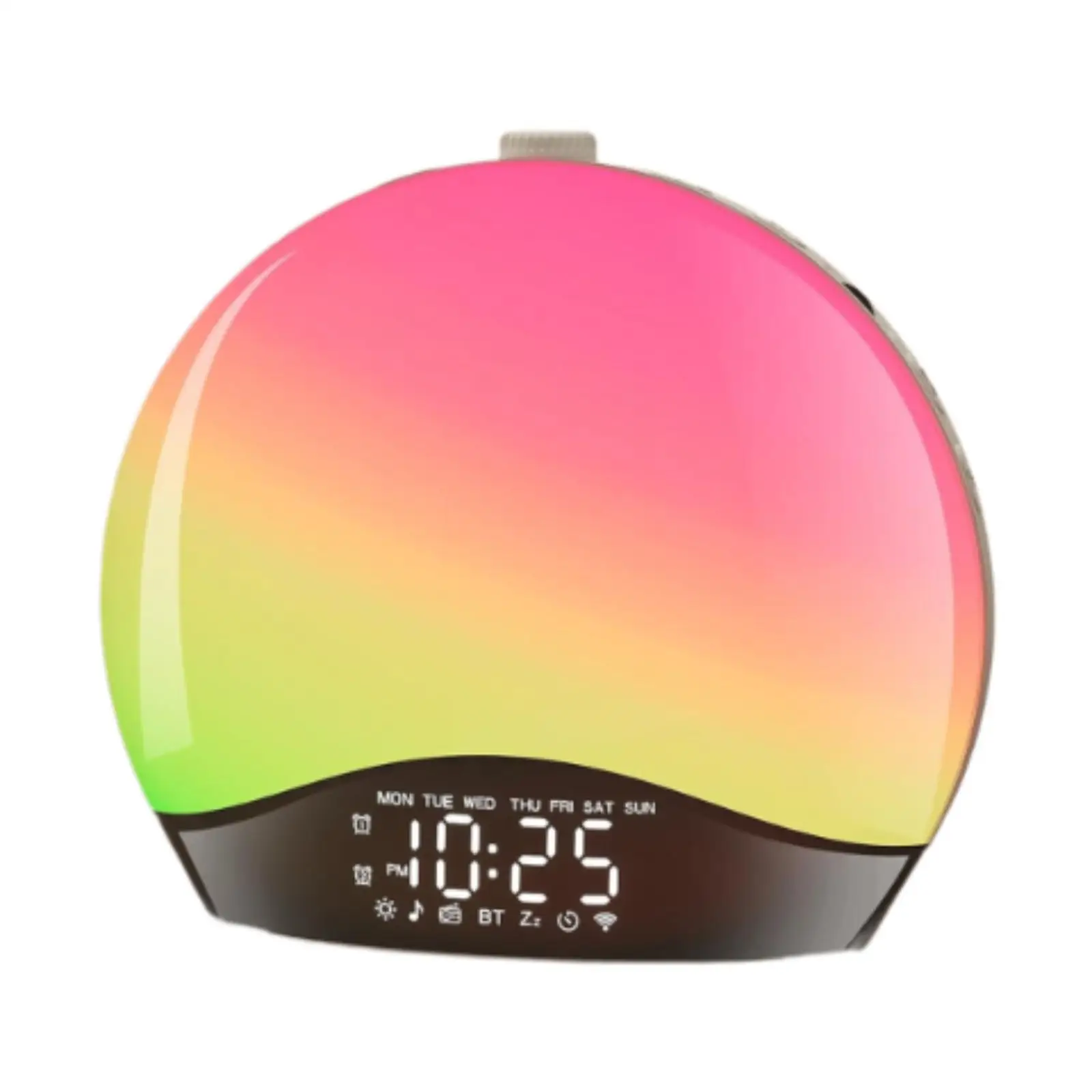 Sunlight Alarm Clock with Sunrise Simulation Wake up Light Digital Alarm Clock for Home Bedroom NightStand Office Countertop