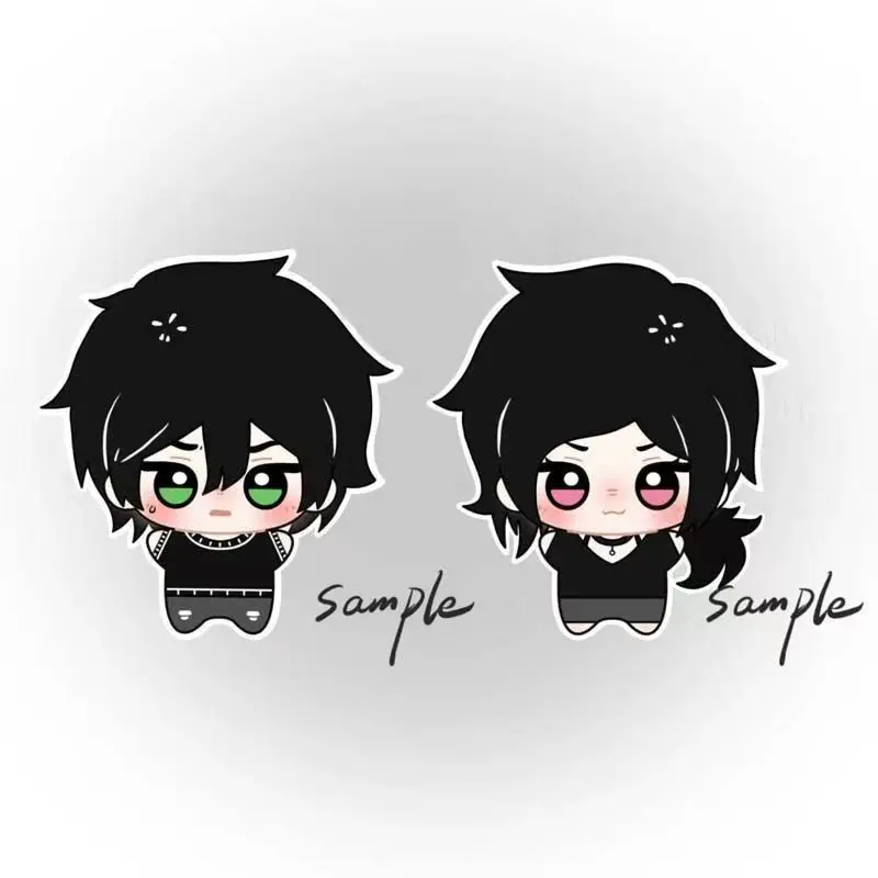 10 سنتيمتر أنيمي نعش اندي و ليلي تأثيري بلوشي حقيبة حلية لطيف أفخم قلادة المفاتيح هدية عيد ميلاد