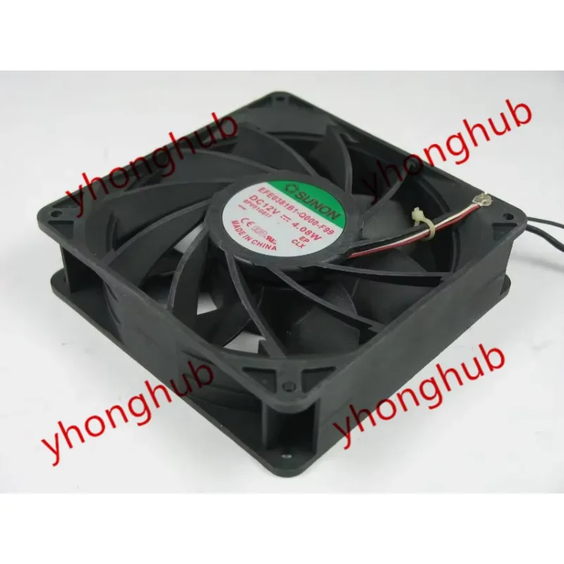 

SUNON EFE0381B1-Q000-F99 DC 12V 4.08W 140x140x38mm Server Cooling Fan