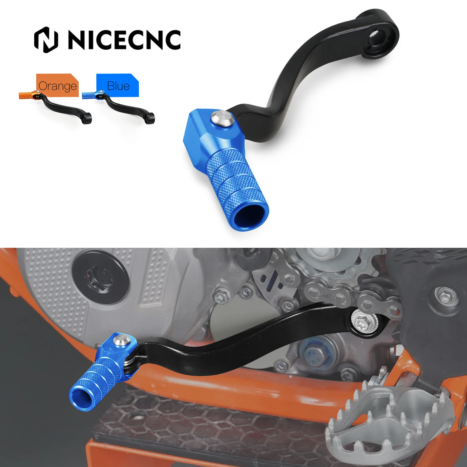 NiceCNC Motocross Gear Shift Shifter Lever For Husqvarna TE TC TX FE FC FX 125 250 300 350 250i 300i 2014-2019 2015 2016 2017