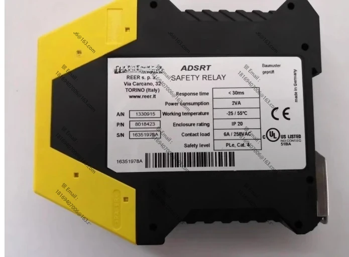 

FOR 1pcs- imported two-hand confirmation safety relay AD-SRT ADSRT
