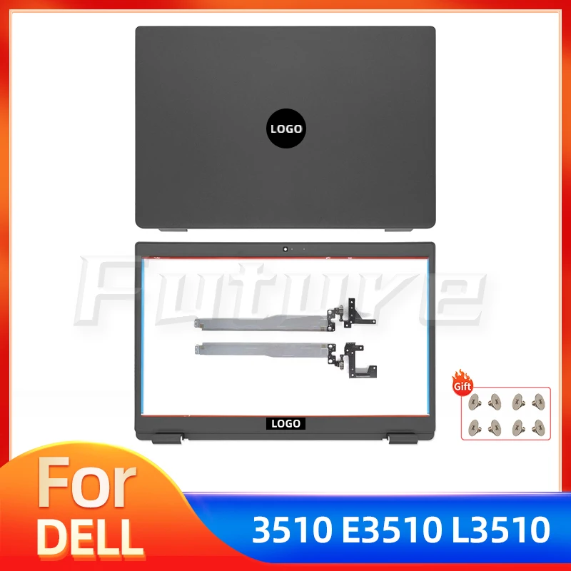 

New For Dell Latitude 3510 E3510 screen back case screen lcd top cover/front bezel frame shell/hinge 8XVW9 08XVW9