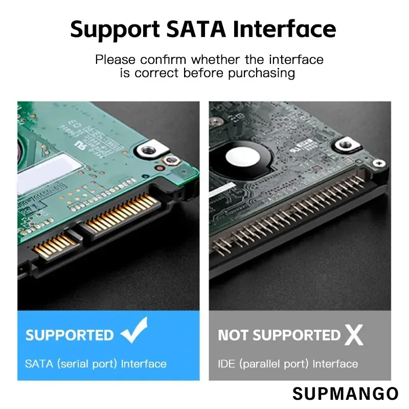 SATA To USB 3.0 / 2.0 Cable Up To 6 Gbps For 2.5 Inch External HDD SSD Hard Drive SATA 3 22 Pin Adapter USB 3.0 To Sata III Cord