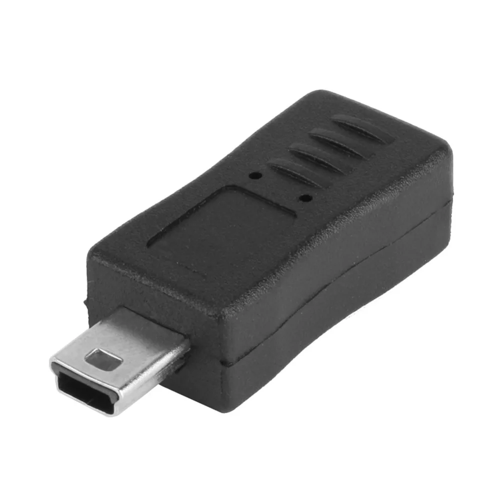 Micro USB żeńskie do Mini Adapter konwertera męskie złącze USB dla telefonów komórkowych MP3