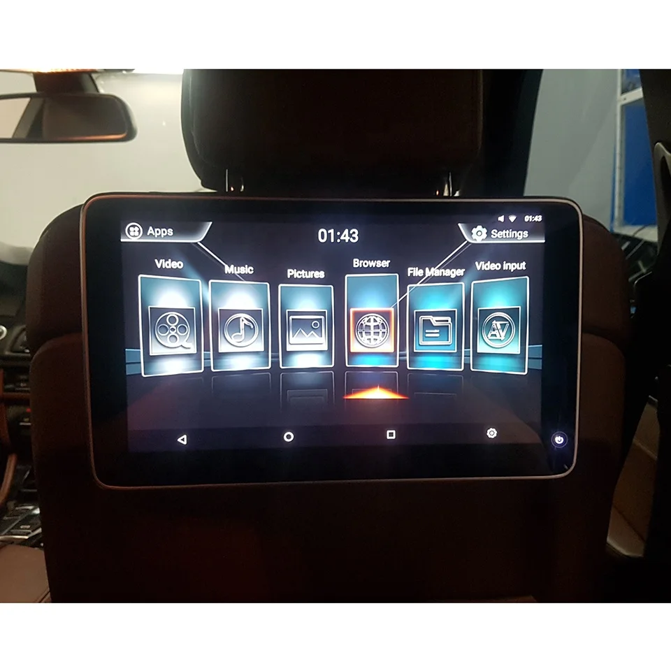 2022 android 10 lcd Kopfstützen monitor Auto-Video-Player für Serie 5 7x5x6 gt 2013-2017 Rücksitz-Unterhaltung einheiten