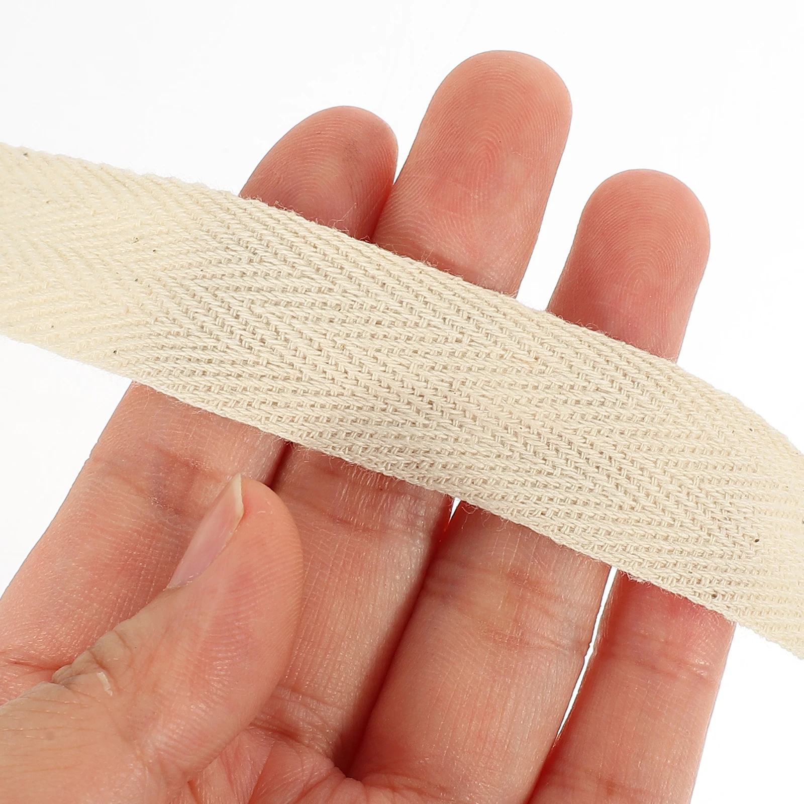 

Cotton Webbing Ribbon Binding Straps Beautiful Design Bright Colors Safe Material Clothing Ribbon Household DIY Crafts