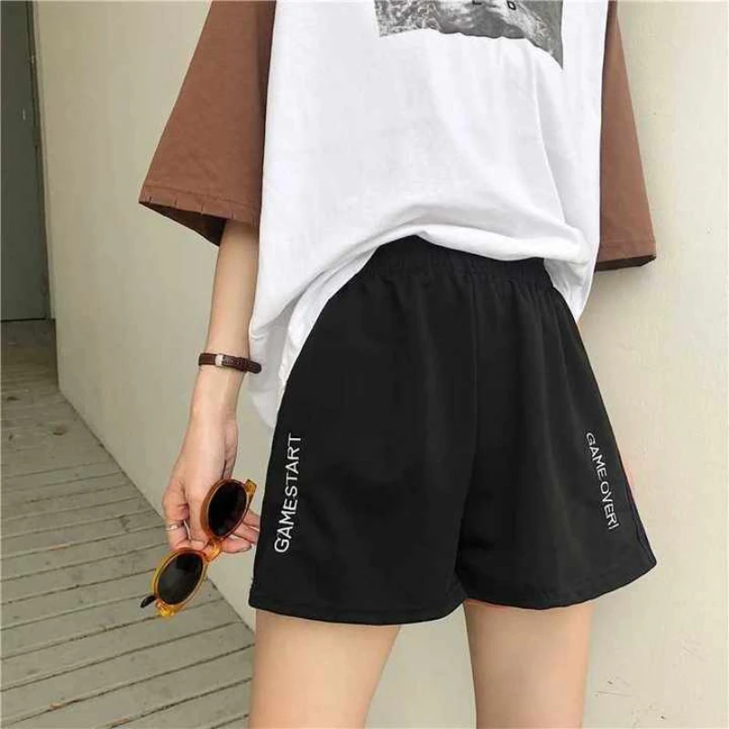 Shorts Casual Fashion PantsWide Leg Loose Straight Casual Comfortable Shorts Yoga Fitness Trendy Streetwear Sports Middle Pants