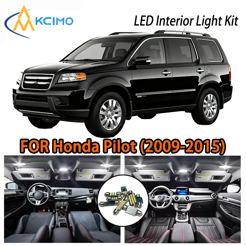 

KCIMO For Honda Pilot 2009-2015 Interior LED Lights Kit, Road-Trip Cozy Glow, 2 Options, Durable, Spacious Cabin
