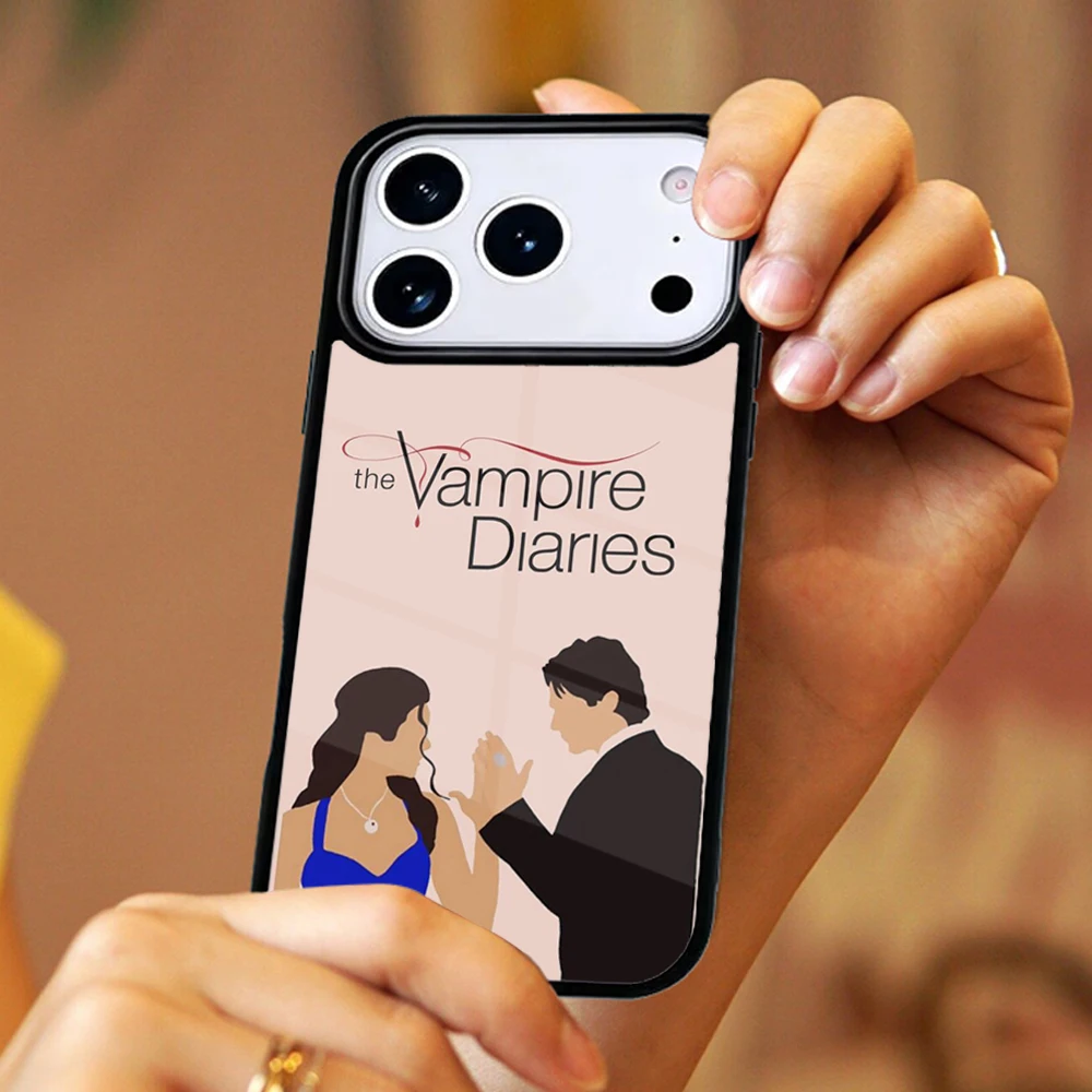 Модный магнитный чехол Elena Damon The Vampire Diaries для Magsafe для iPhone 17 11 12 13 14 15 16 Pro Max Plus