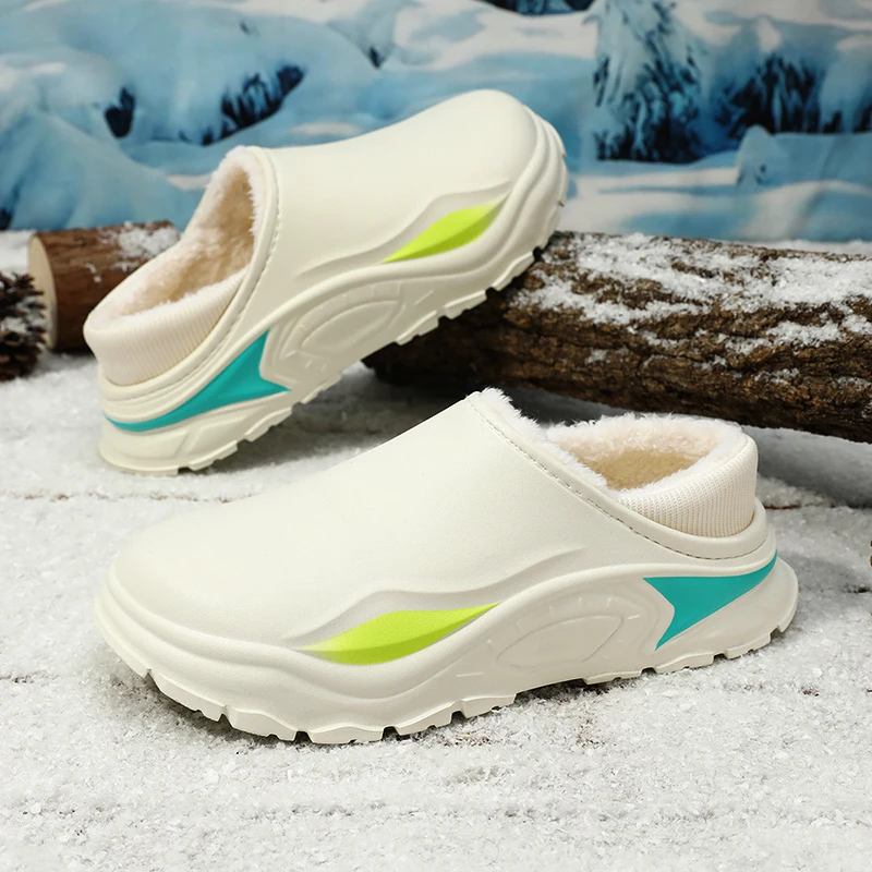 

Осенне-зимняя верхняя одежда, теплая нескользящая хлопковая обувь на флисовой подкладке на толстой подошве, домашние хлопковые тапочки