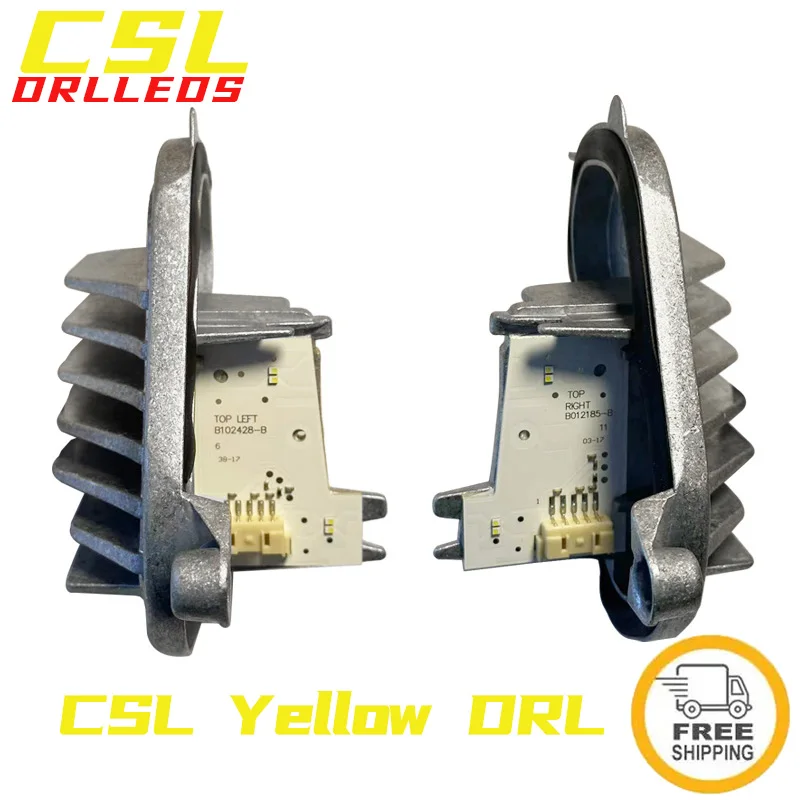 

Для BMW F32 F33 F36 4-й серии CSL желтый DRL светодиод красный янтарный дневные ходовые огни 2017-2020 светодиодная плата модуль DRL