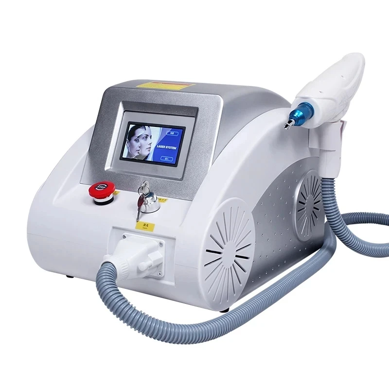 Best seller Laser Beauty Machine Portable Q-switch ND YAG Laser Tattoo Removal rimozione della pigmentazione Peeling al carbonio