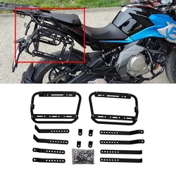 Universal Motorcycle Side Box Bracket for Kawasaki Yamaha Suzuki Honda Motor Aluminum Alloy Side Box Side Frame 38L 45L