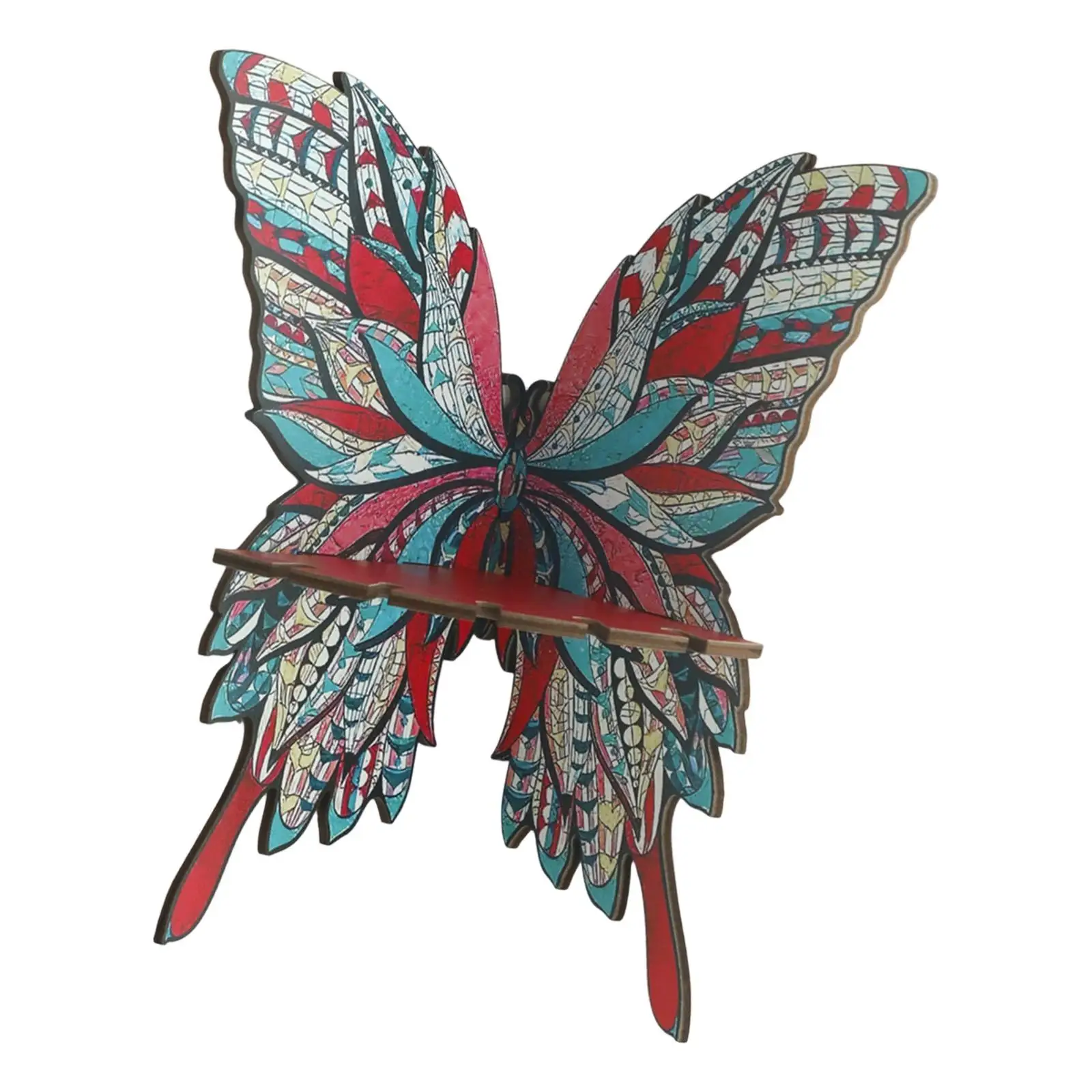 Butterfly Corner Shelf Display Rack Decorative Boho Style Modern Display Stand for Entryway Farmhouse Kitchen Office Home