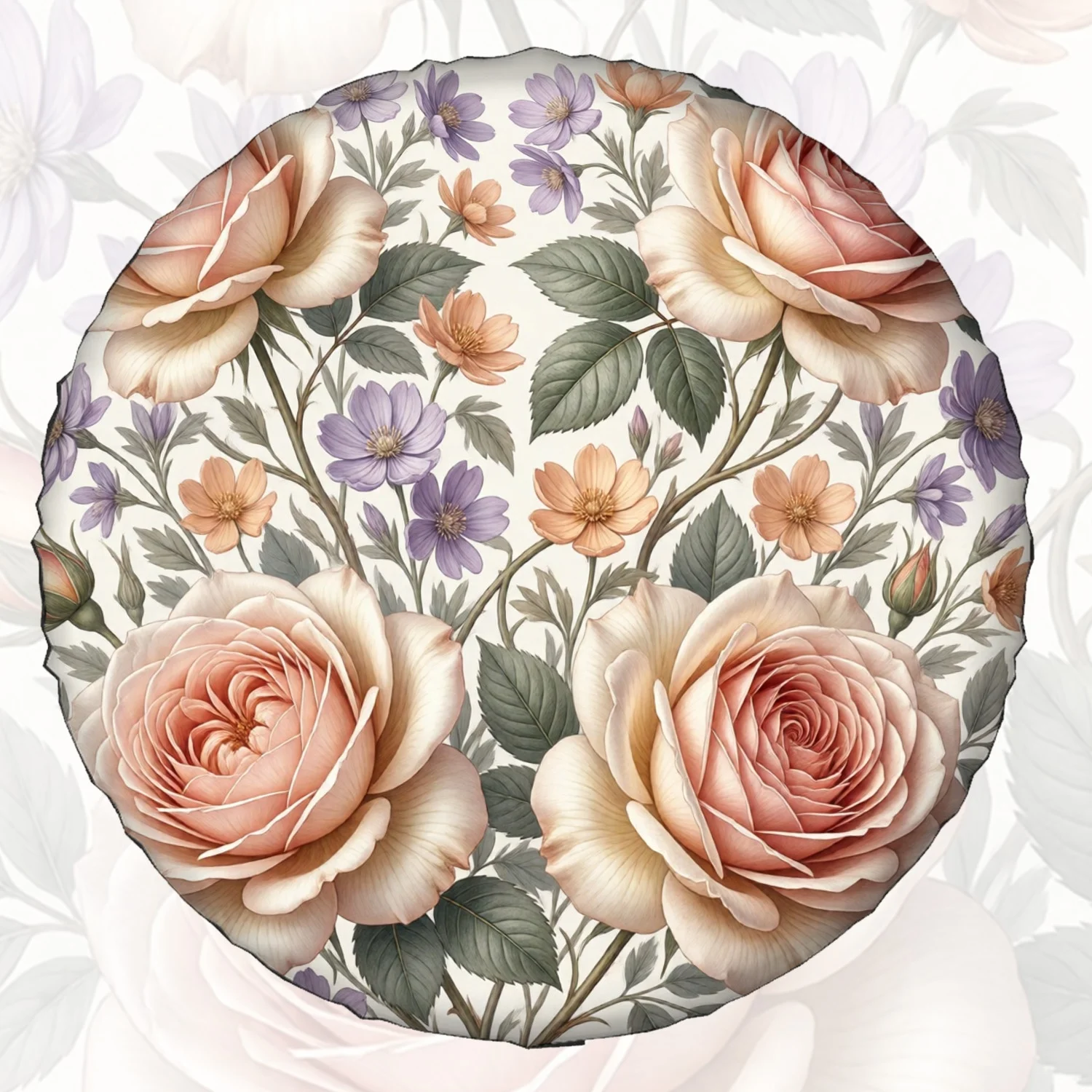 1pc Spare Tire Cover Romantic Vintage Floral Pattern Weatherproof Dustproof Wheel Protectors Universal Wheel Covers Fit For Trai