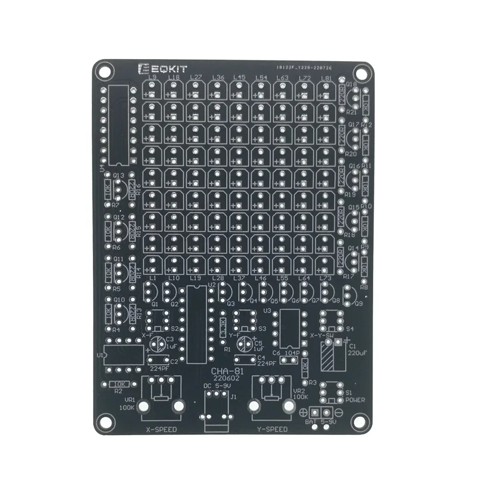 CHA-81 DC5-9V LED Tracking Light DIY Parts Electronic Production Kit USB Battery Power Supply
