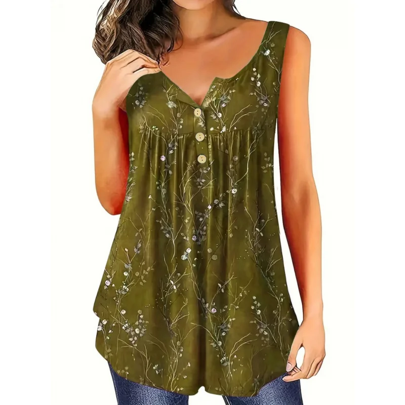 

Buttonless Sleeveless Tops, Loose-Shirts That Are Soft, Breathable, And Available in Multiple Colors