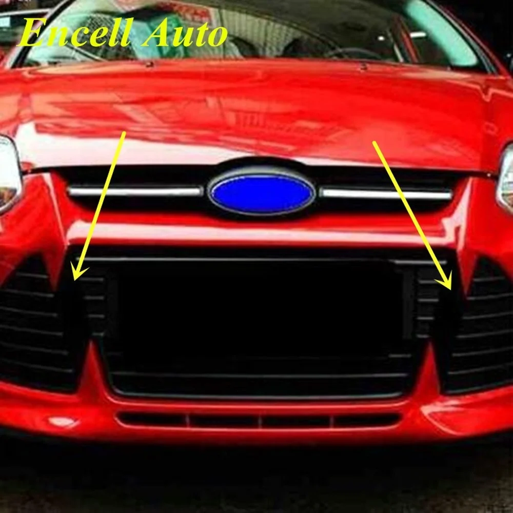 Car Carbon Fiber Sticker Front Grill Stickers for Ford Focus 3 MK3 2012 2013 2014 2015 Decal Grille Accessories